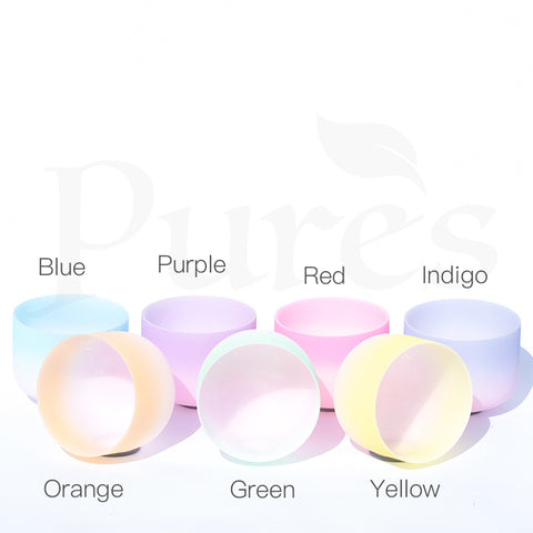 Macaroon Colors 440/432Hz Crystal Singing Bowl
