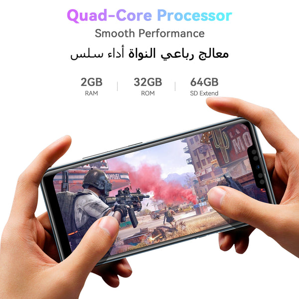 Mione A55 Dual Sim Smartphone With 6.53" Full HD Screen