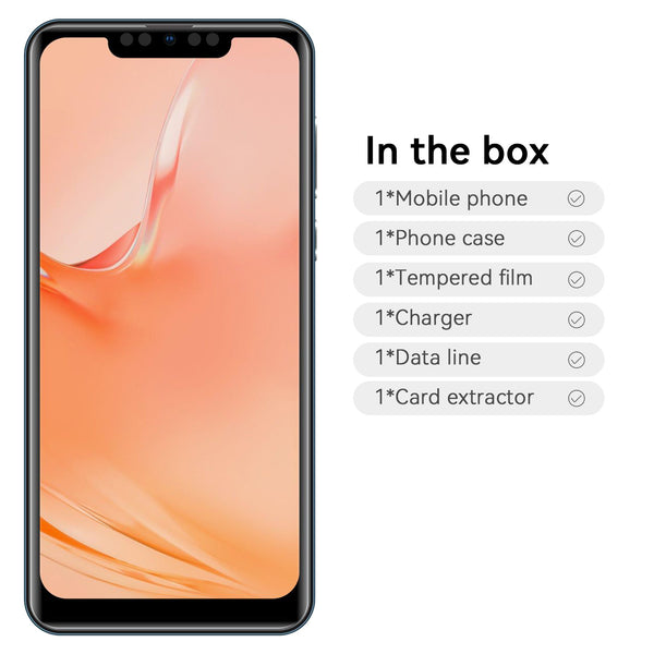 Mione A55 Dual Sim Smartphone With 6.53" Full HD Screen