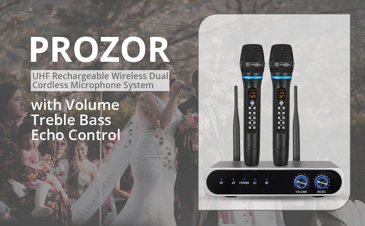 PROZOR Wireless Microphone System