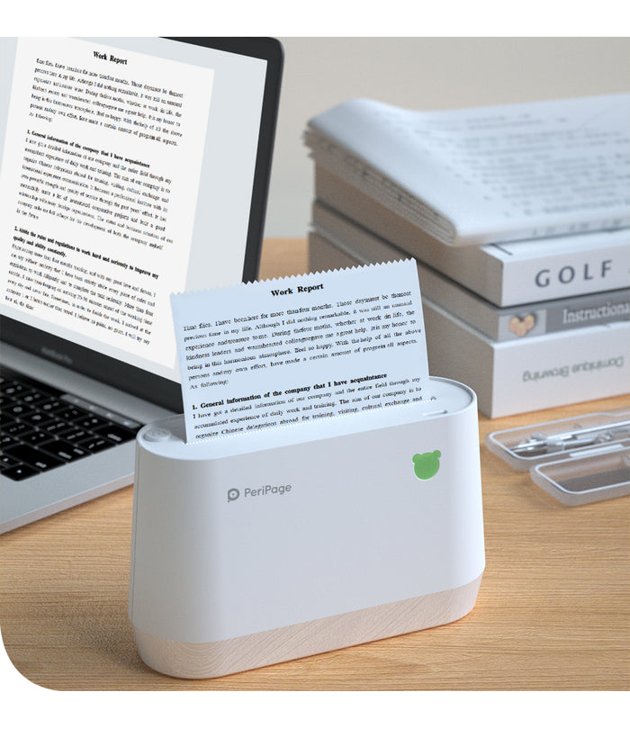 PeriPage A9 Mini Printer White
