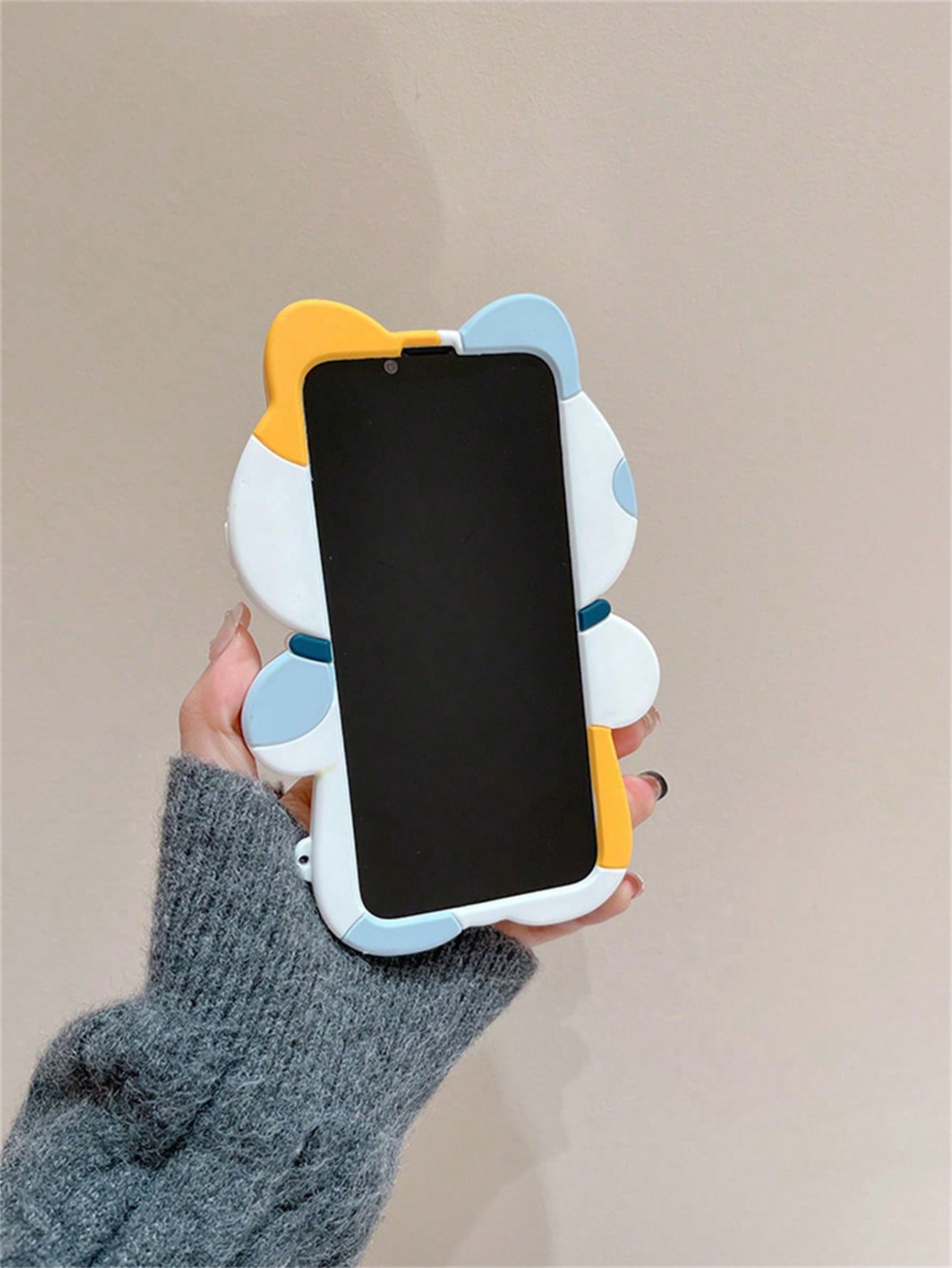 Cute Cartoon 3D Castle Make Up Mirror Silicone Phone Case for iPhone