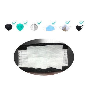 BIKIGHT 100Pcs Disposable Mouth Mask Pad PM2.5 Filter