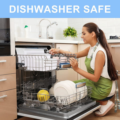 9 Pack Dishwasher Safe Reusable Sandwich Bags – Lerine