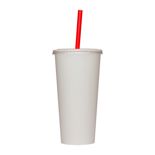 Karat 22oz Paper Cold Cup (90mm), White - 1,000 pcs