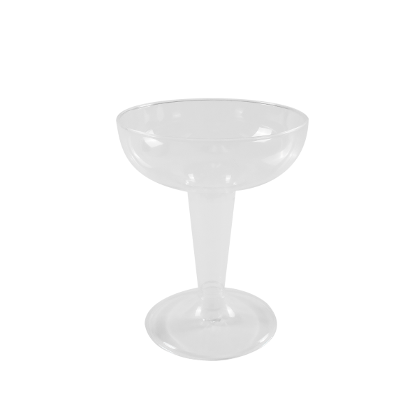 Karat 4oz PS Plastic Champagne Coupe - 240 pcs