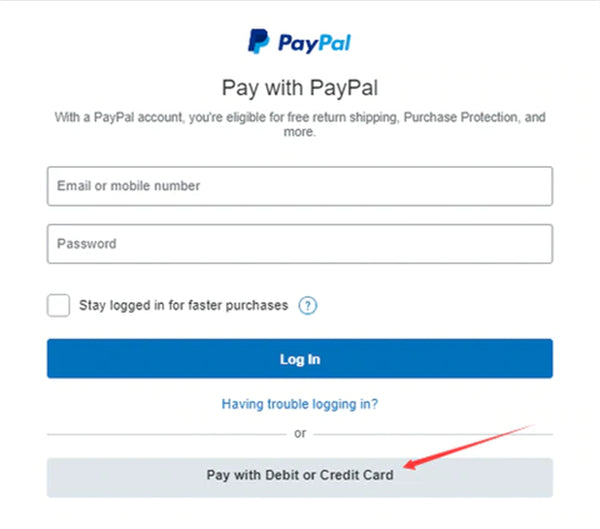 Pay with Debit or Credit Card