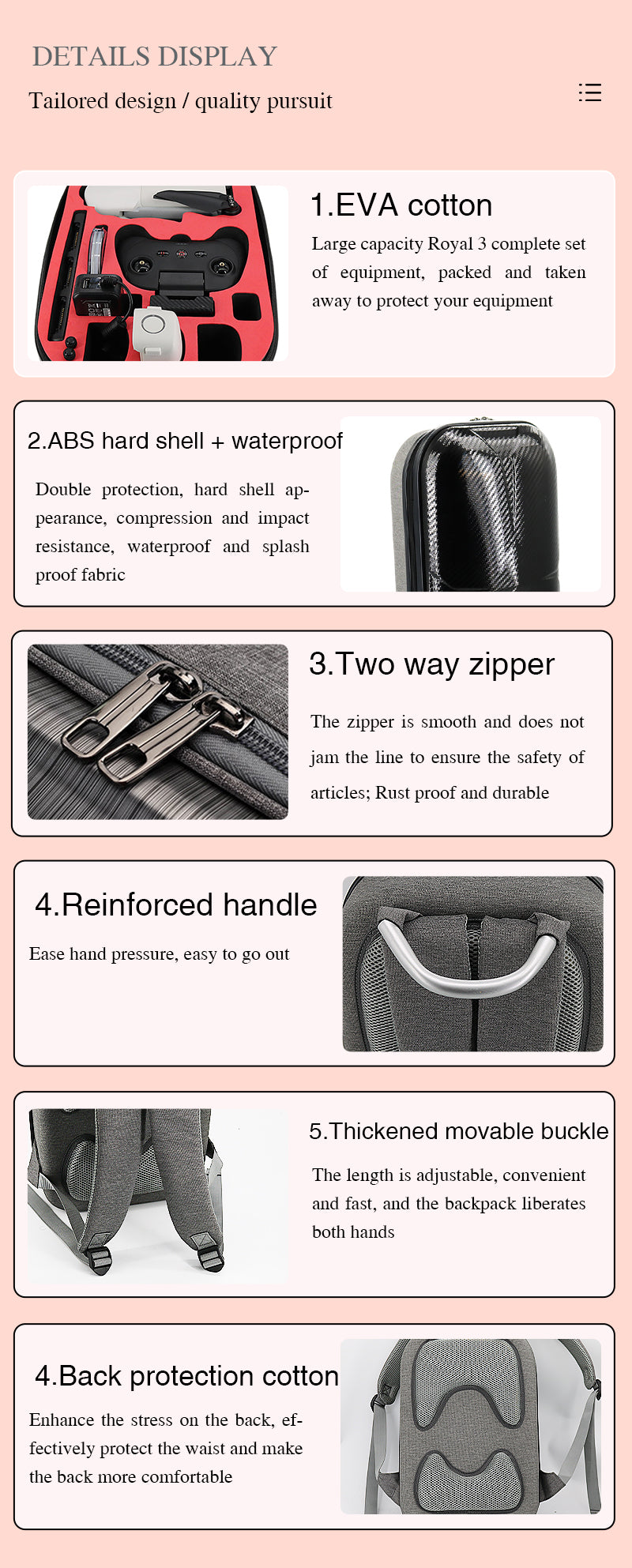 autel evo lite details display