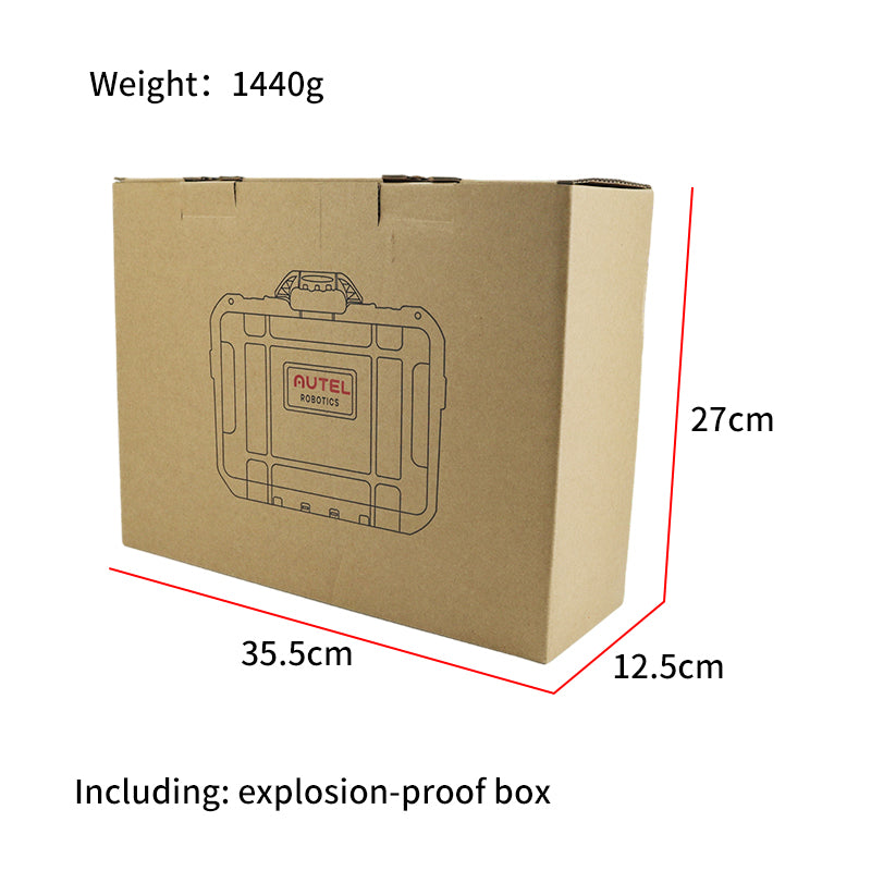 autel evo suitcase package size