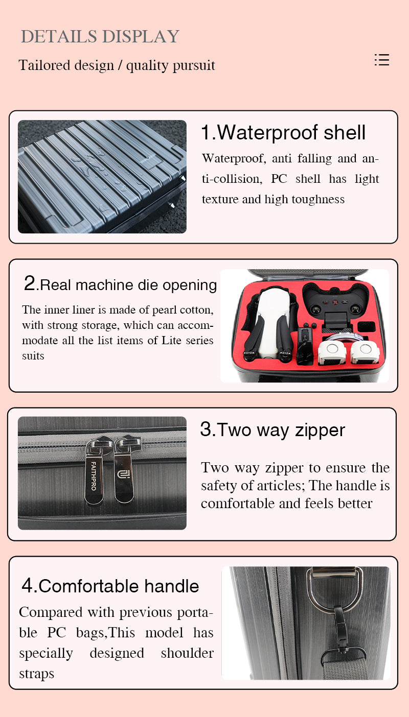 waterproof zipper confortable for evo lite