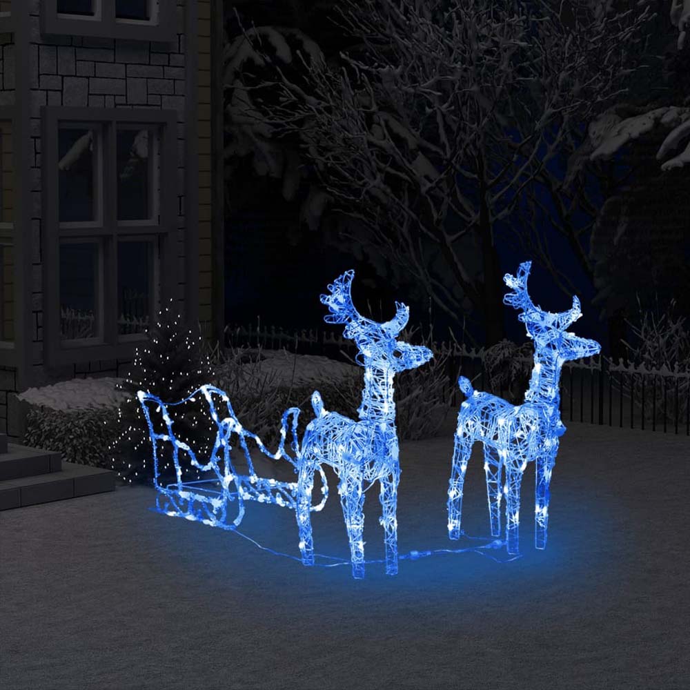 Reindeers Sleigh Christmas Decoration