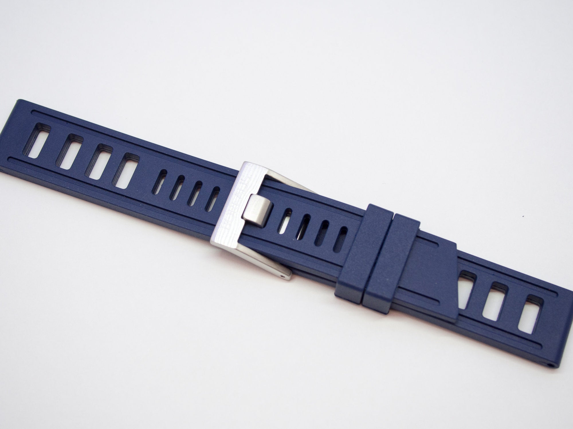 Borealis Vulcanized Rubber Strap 22mm Blue