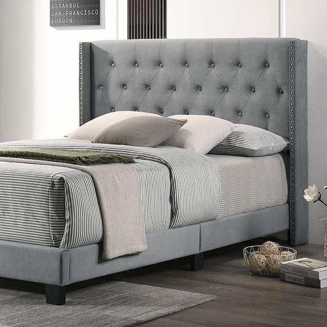 Jenelle Light Gray Full Bed