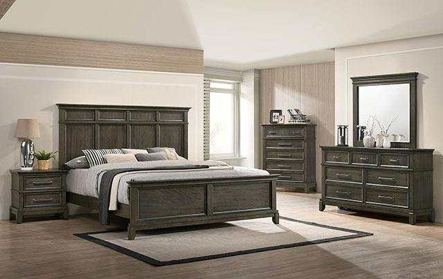 Houston Gray 4 Pc. Queen Bedroom Set