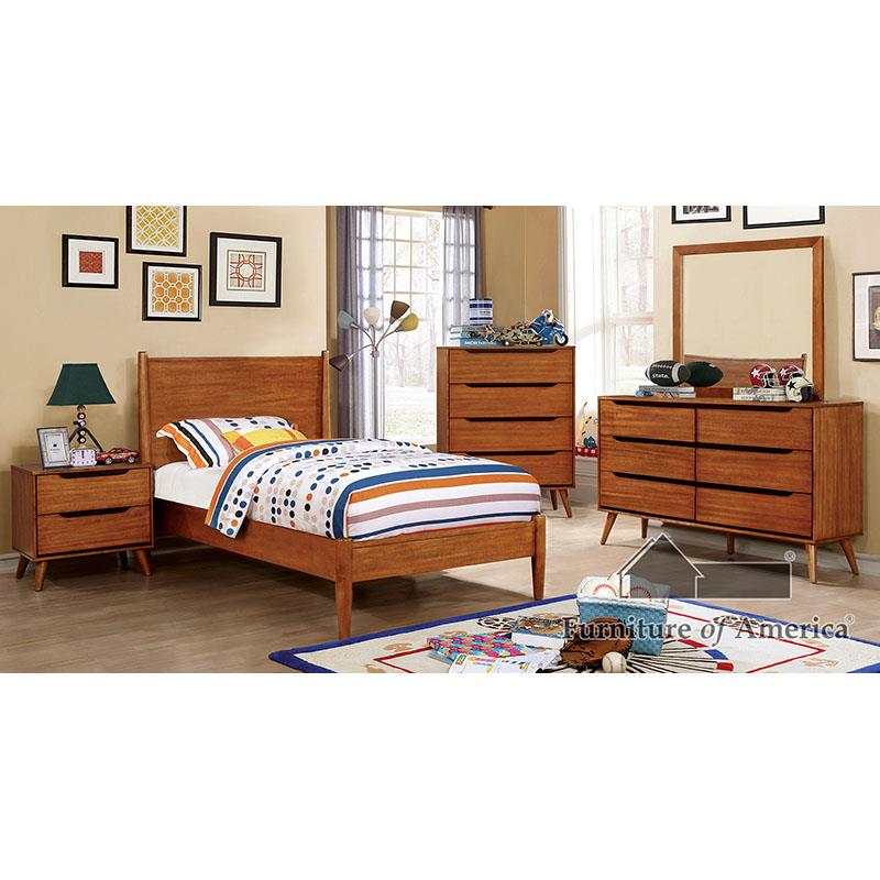 Lennart Oak 4 Pc. Full Bedroom Set