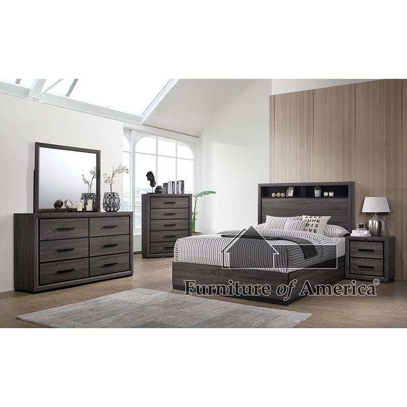 Conwy Gray 5 Pc. Queen Bedroom Set w/ Chest