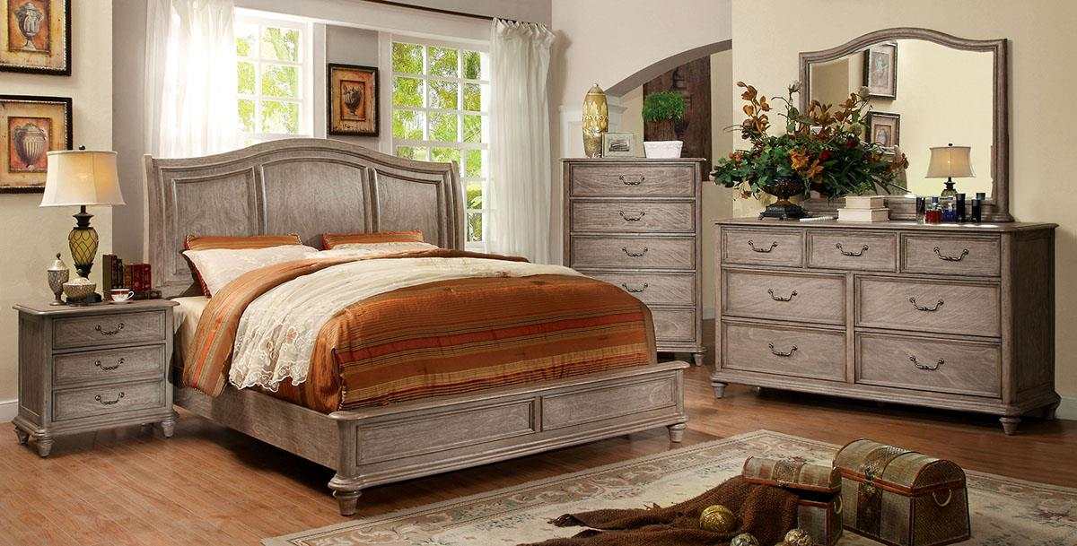 Belgrade Rustic Natural 4 Pc. Queen Bedroom Set