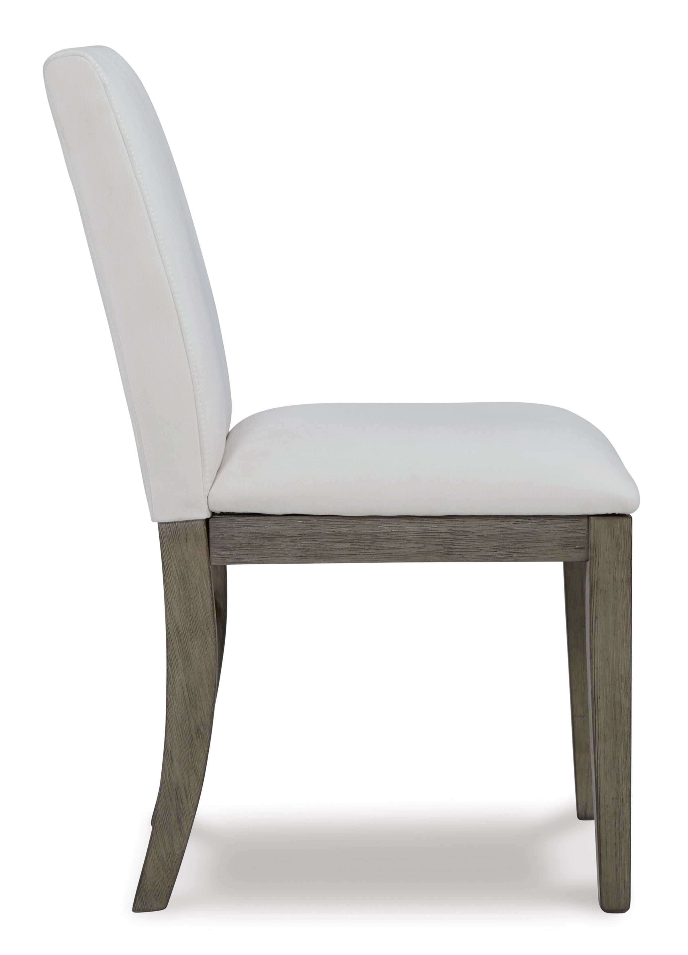 Anibecca Gray & Off White Dining Chair (Set of 2)