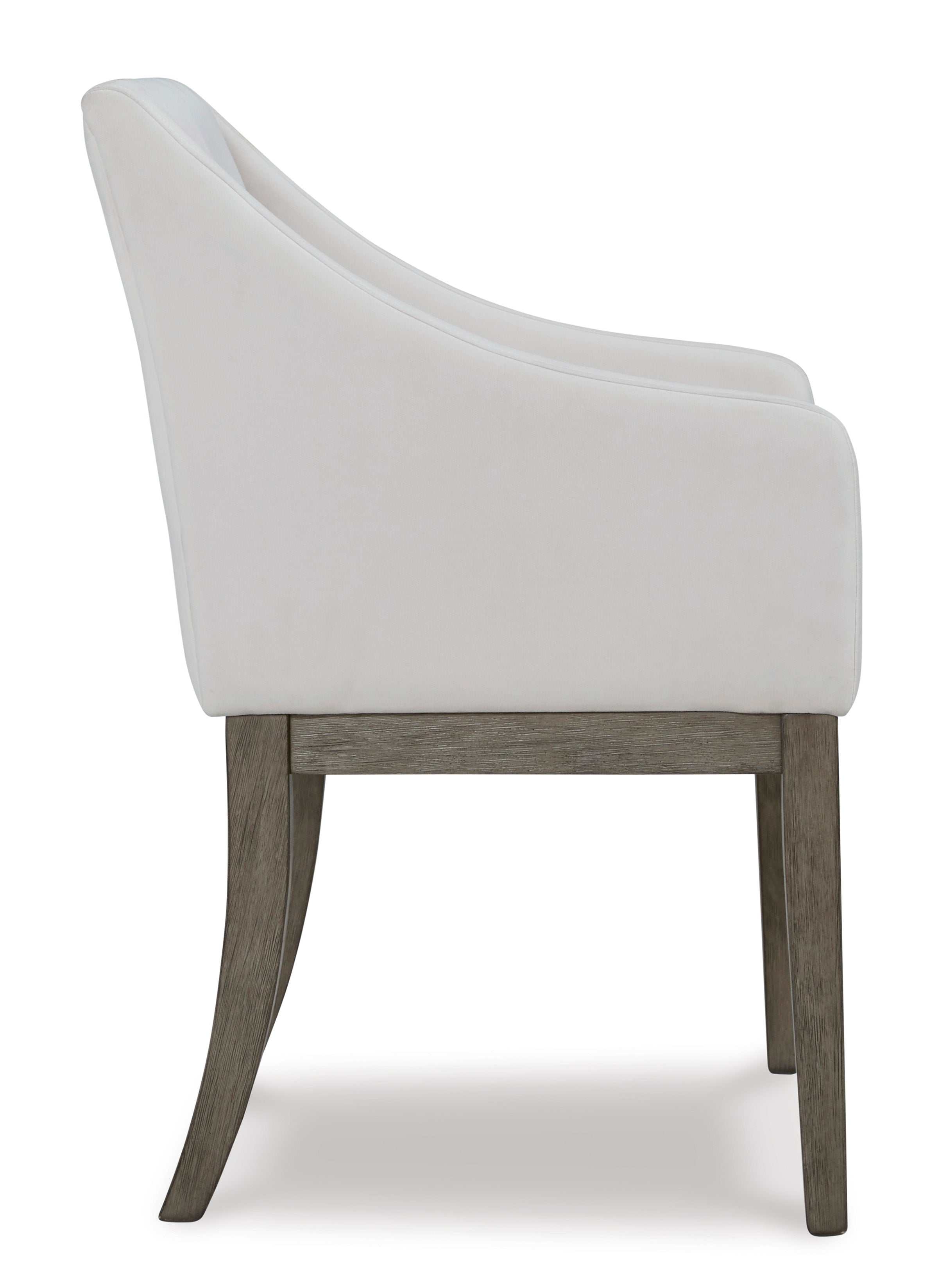 Anibecca Gray & Off White Dining Armchair (Set of 2)