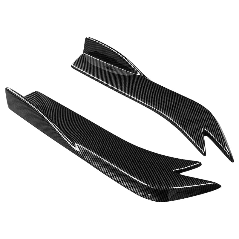 High Quality For Audi A3 2014-2022 Car Front Bumper Splitters Lip Body Kit Spoiler Side Skirts Extensions Rear Wrap Angle Carbon