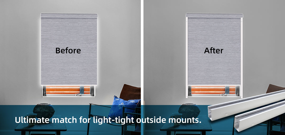 Side Channel Track The Value of Roller Shade Side Channels – SmartWings