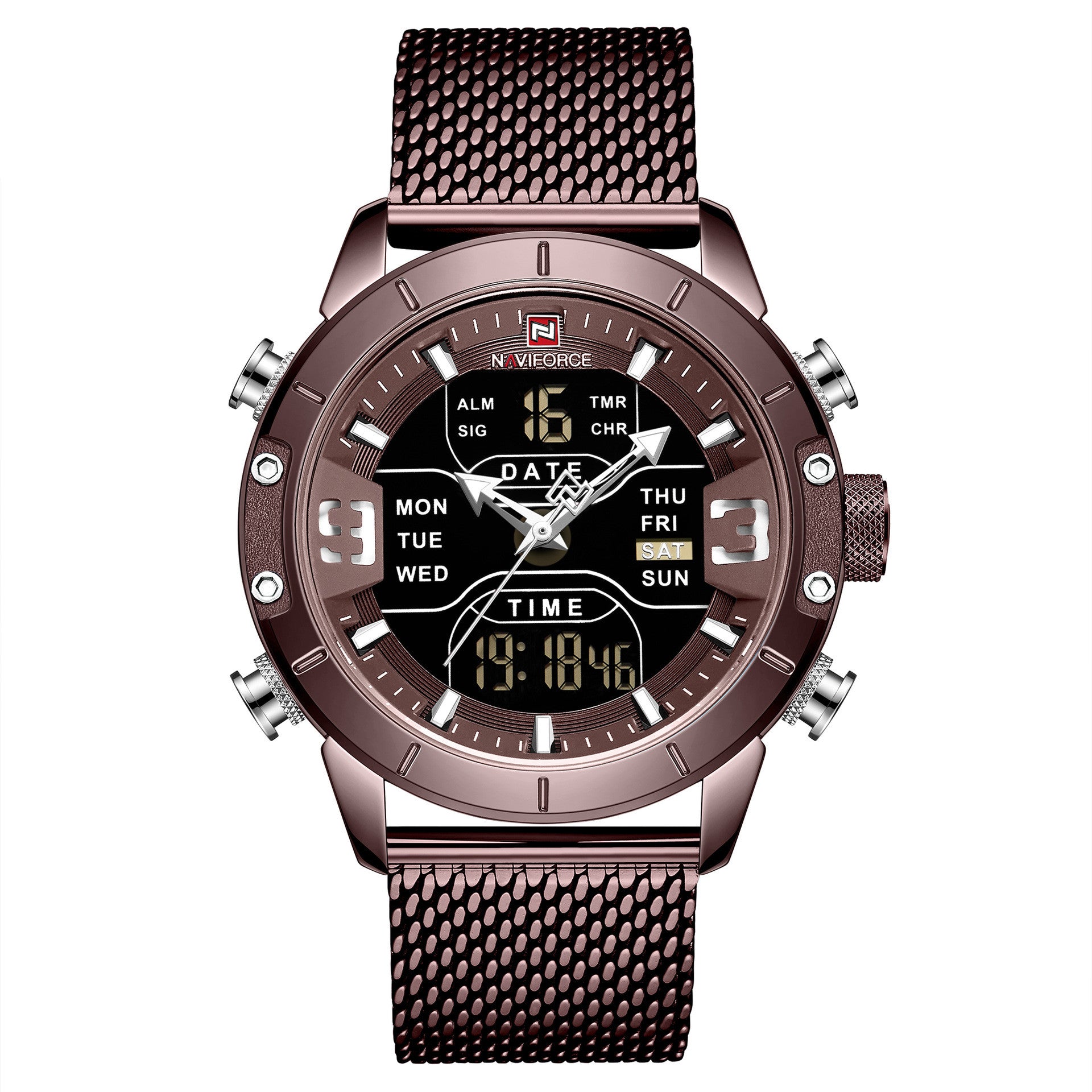 Double Display Multi-function Waterproof Sports Watch