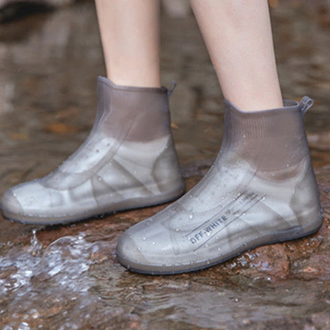 Portable Non-Slip Wear-Resistant Thickened Silicone Rain Shoe Cover