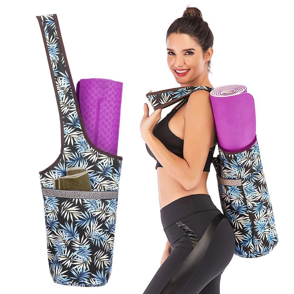 Yoga Bag Backpack with Large Size Zipper Pocket Fit Most Size Mats