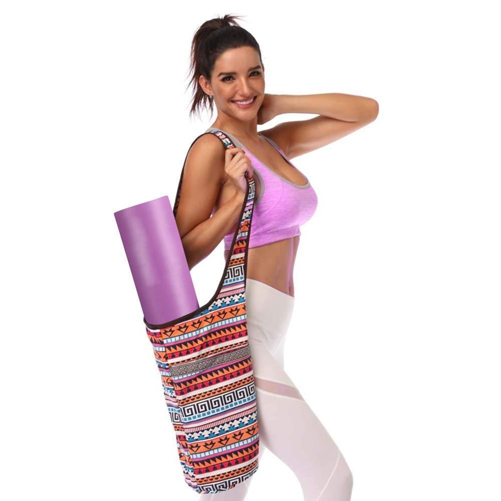 Yoga Bag Backpack with Large Size Zipper Pocket Fit Most Size Mats