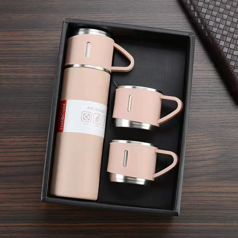 Stainless Steel Vacuum Flask Business Gift Set