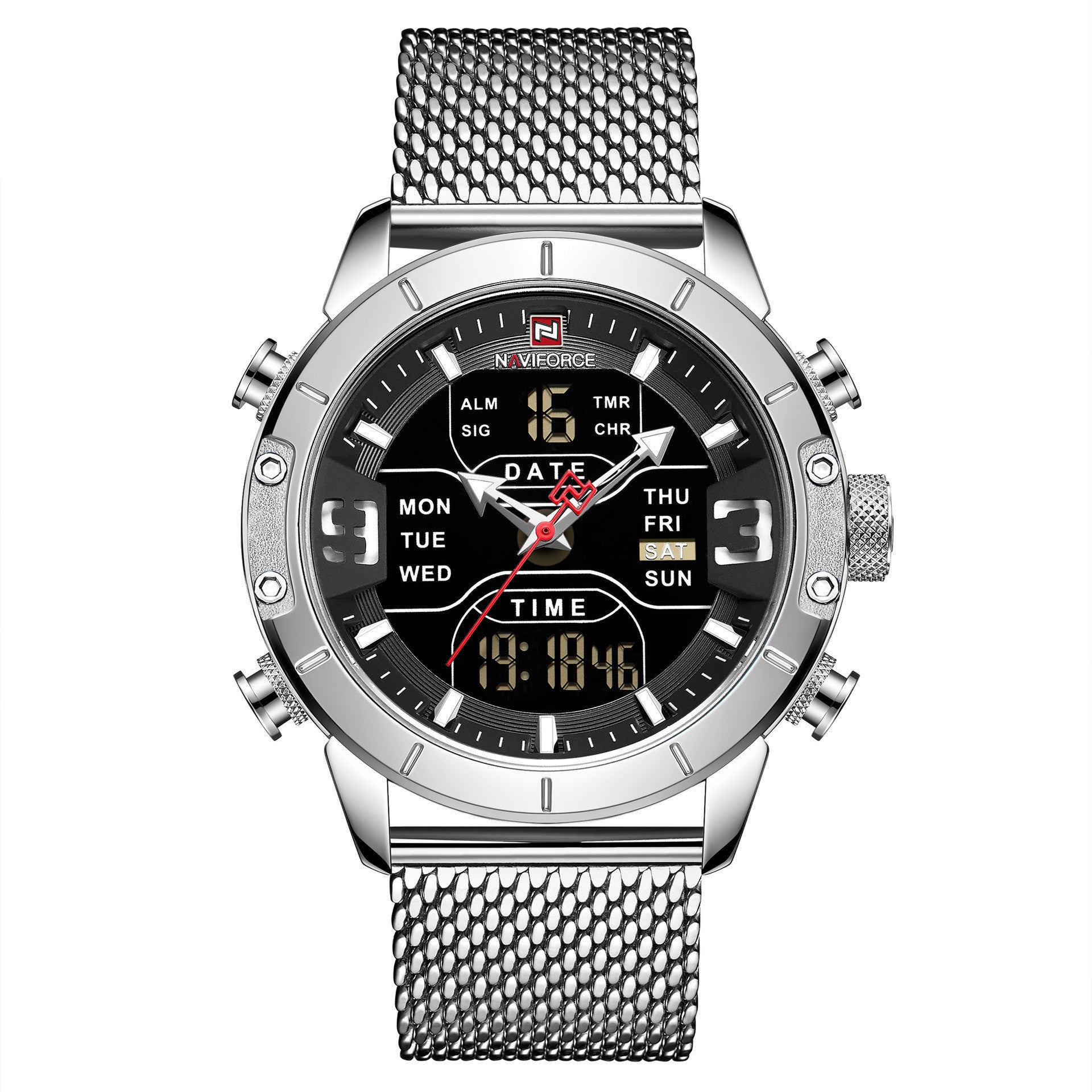 Double Display Multi-function Waterproof Sports Watch