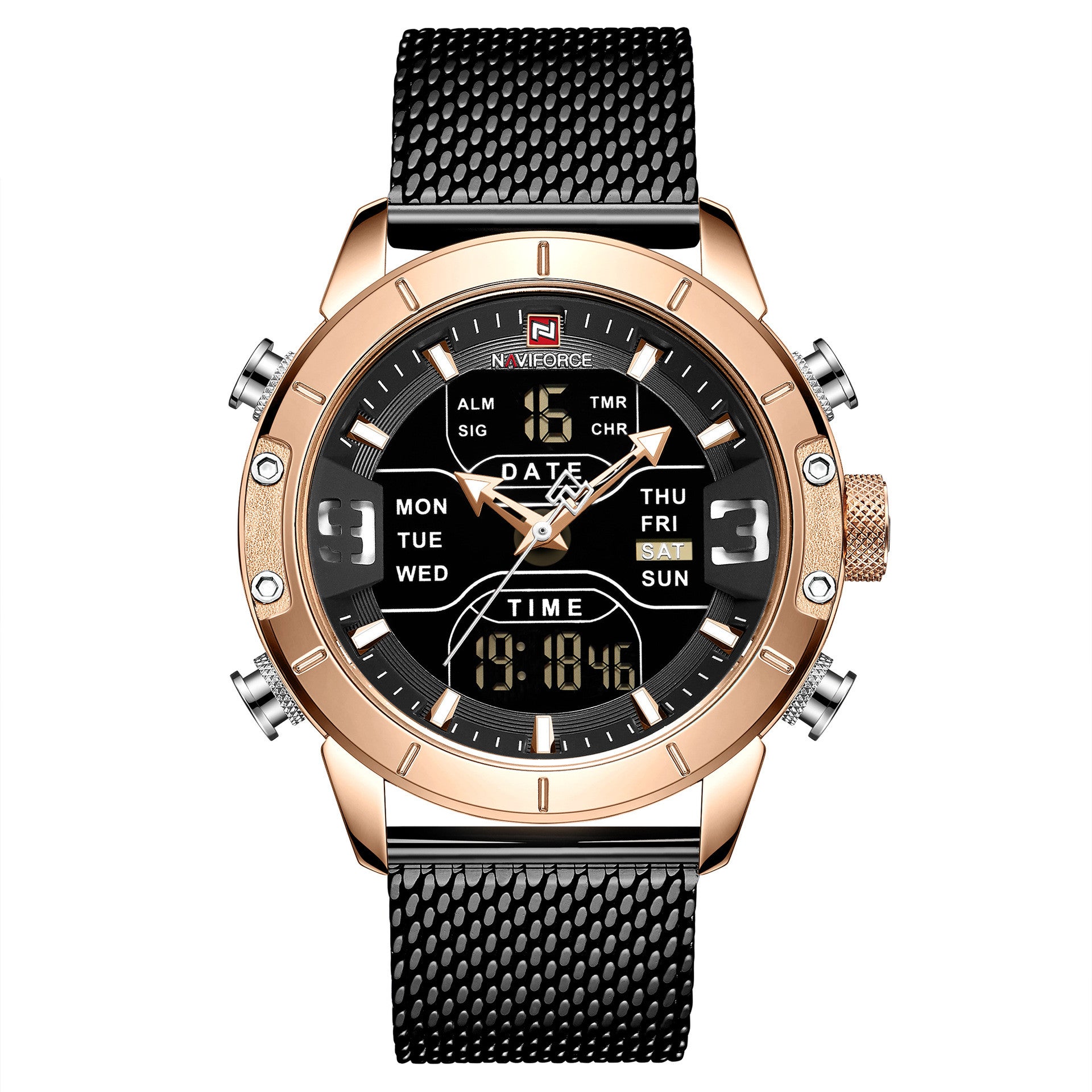 Double Display Multi-function Waterproof Sports Watch