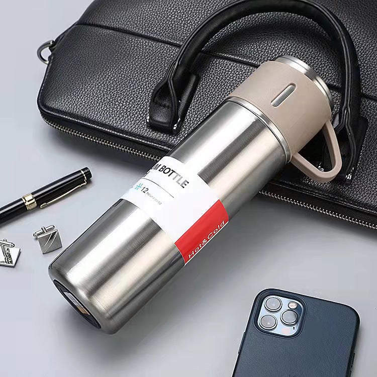 Stainless Steel Vacuum Flask Business Gift Set