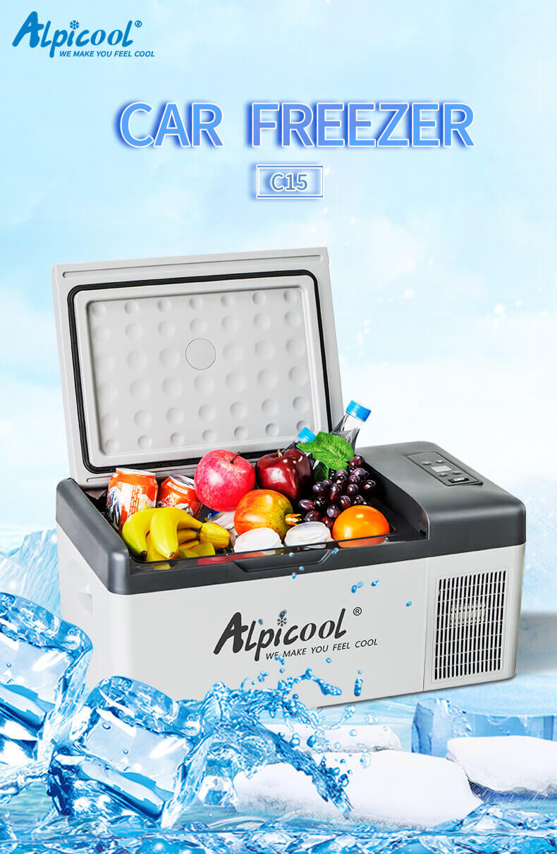 Alpicool C15/B15L Mini Car Refrigerator for Camping or Truck Detail 2