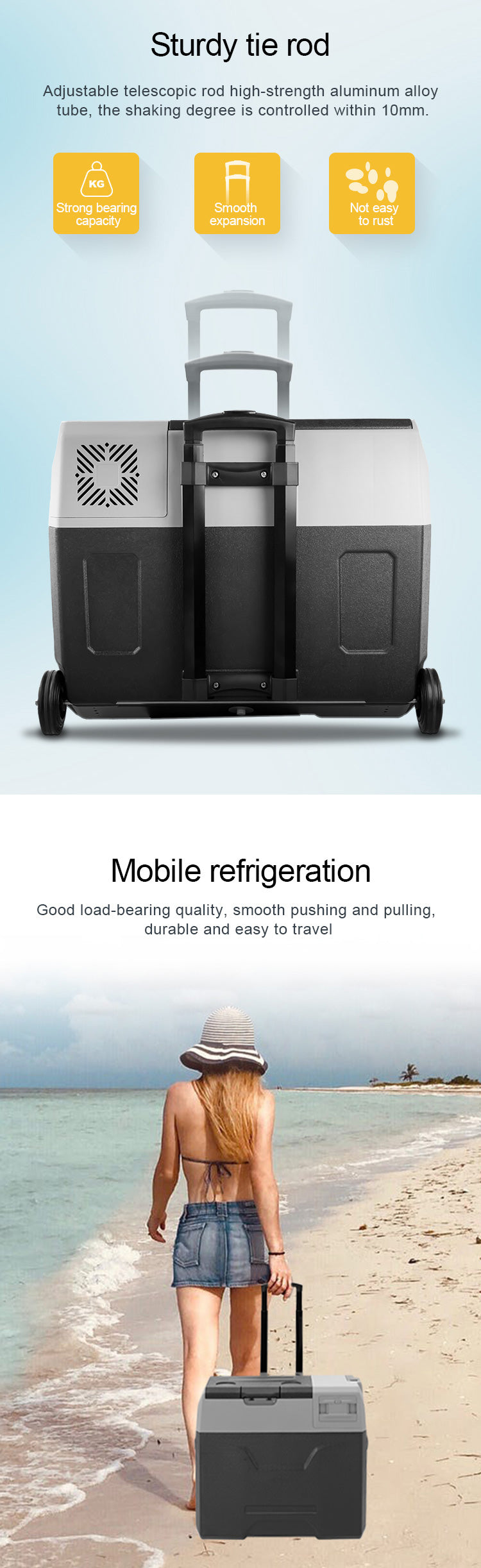 Alpicool ECX Series Car Refrigerator 30L/40L/50L Details 2