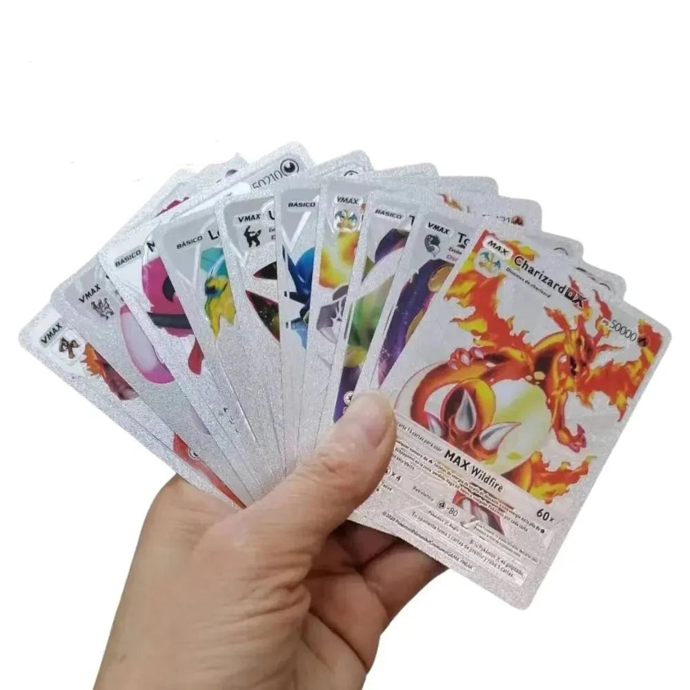 Vmax Pokemon Cards Pack Gold Pokemon Cards GX English Pokemon Cards Metal Pokemon Cards Charizard Rare Gold Pokemon Cards