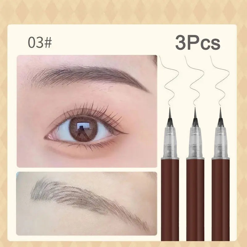 Ultra Fine Eyebrow Pencil, Eyebrow Pencil Waterproof, Professional Makeup Eye Cosmetics