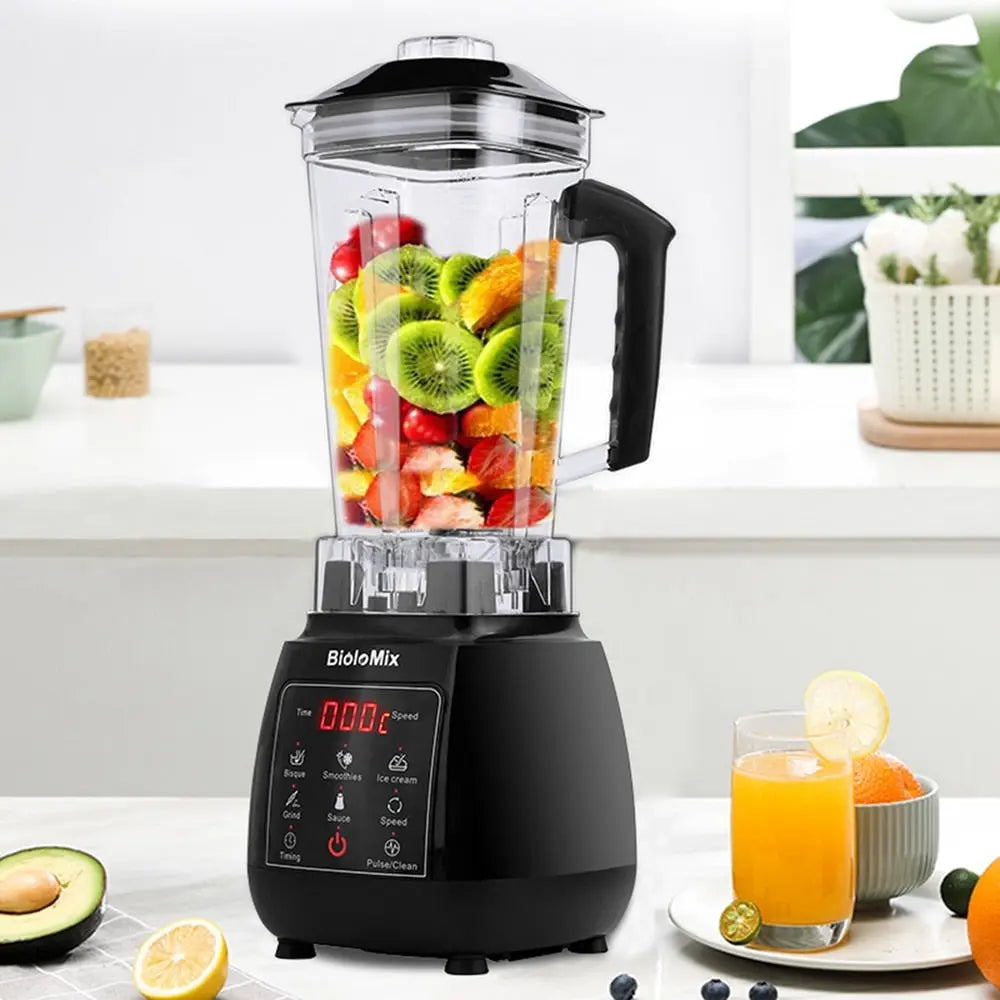 Commercial Blenders For Smoothies Automatic Touchpad Professional Blender Mixer Juicer High Power Food Processor