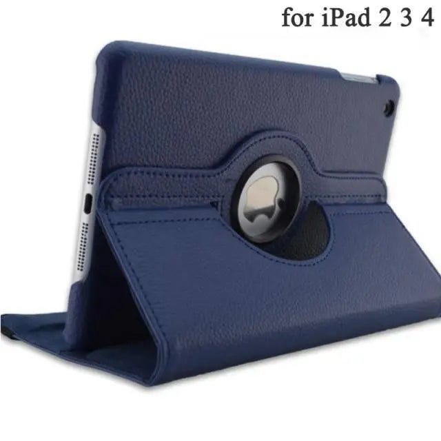 For iPad 2 3 4 Leather Cover for Apple iPad 2 3 4 Stand Holder Cases Smart Tablet A1395 A1396 A1430