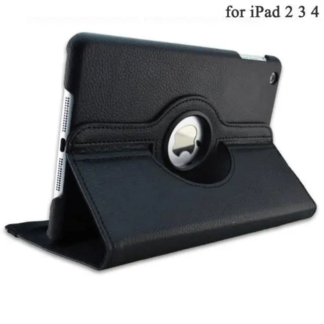 For iPad 2 3 4 Leather Cover for Apple iPad 2 3 4 Stand Holder Cases Smart Tablet A1395 A1396 A1430