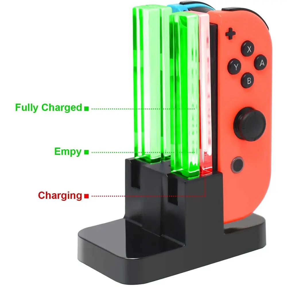 Nintendo Switch Charger Controller LED Indicator Charging Dock Station for Nintendo Switch OLED Accessories