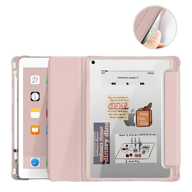 Ipad Air Case With Pencil Holder For Ipad Air 3 10.5 inch 2019 7th 10.2 8th 2020 10.9 Air 4 Mini 5 Smart Cover 6th generation 9.7 Pro 11 Funda