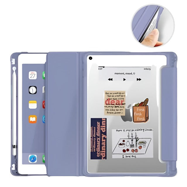 Ipad Air Case With Pencil Holder For Ipad Air 3 10.5 inch 2019 7th 10.2 8th 2020 10.9 Air 4 Mini 5 Smart Cover 6th generation 9.7 Pro 11 Funda