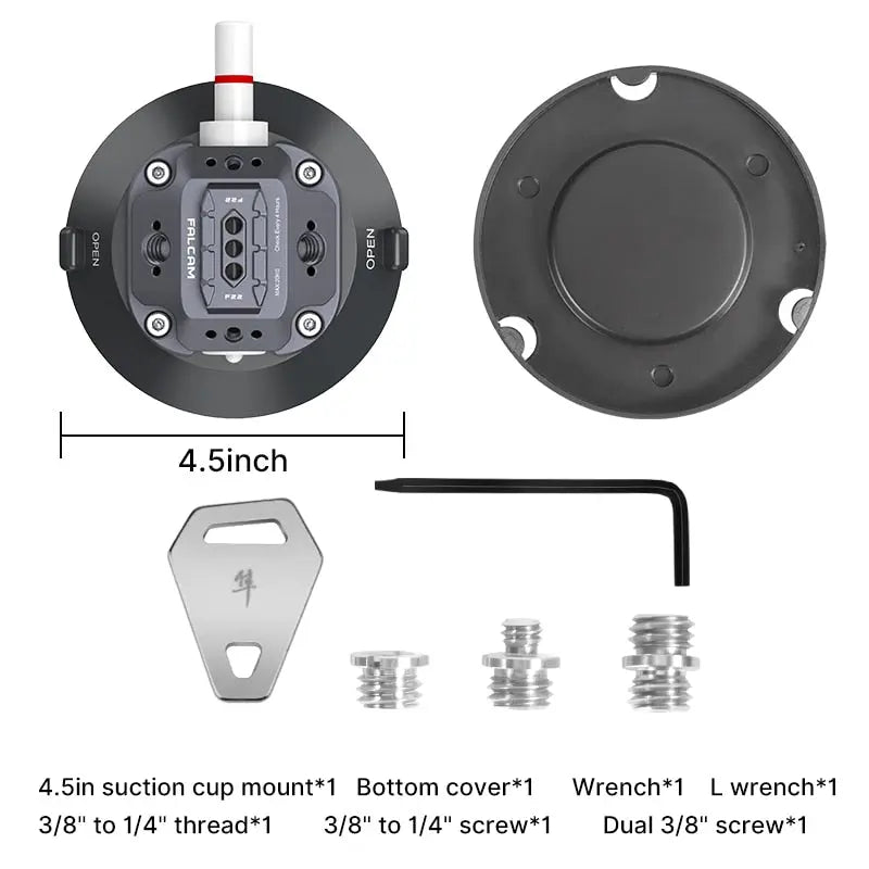 Vacuum Suction Cup Quick Release Suction Mount Camera Cup for Car Holder Stand Bracket for DSLR Action Camera Mount