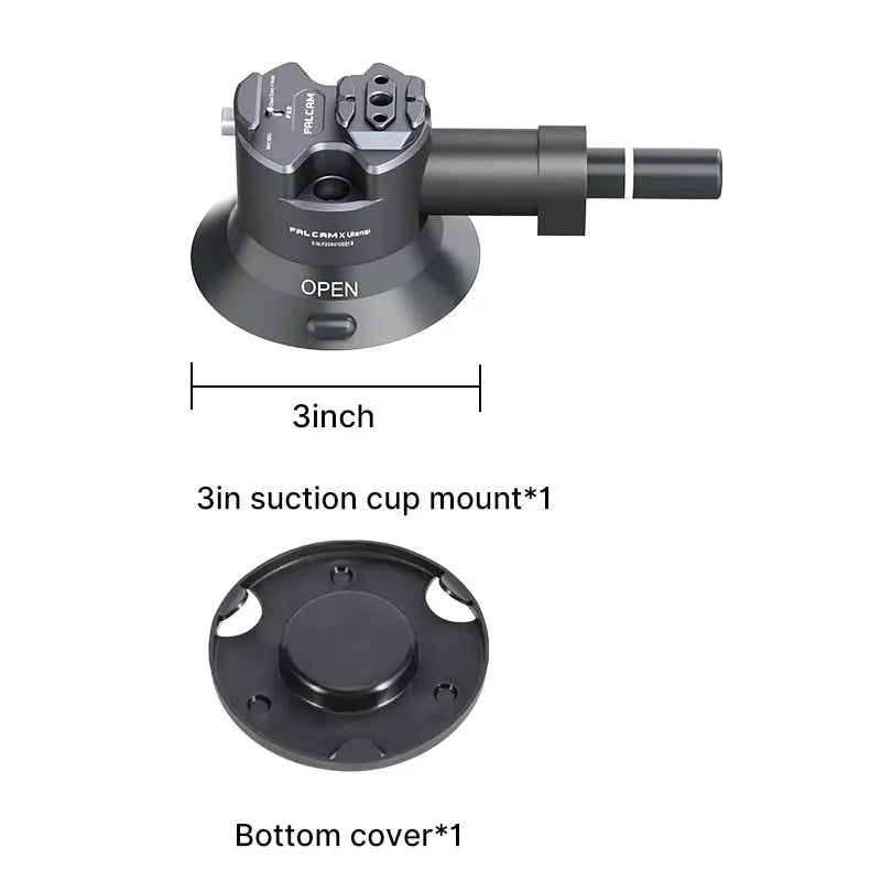 Vacuum Suction Cup Quick Release Suction Mount Camera Cup for Car Holder Stand Bracket for DSLR Action Camera Mount