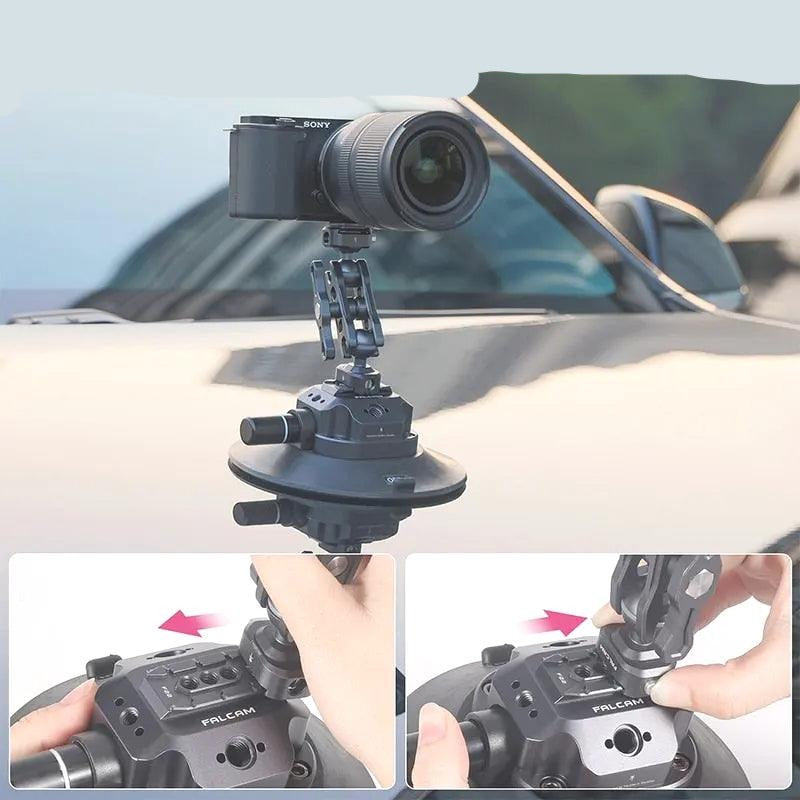 Vacuum Suction Cup Quick Release Suction Mount Camera Cup for Car Holder Stand Bracket for DSLR Action Camera Mount