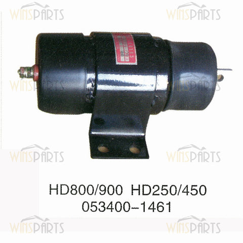 053400-1461 053400-1011 ME040145 053400-7350 053400-2301 24V Fuel Shutoff Solenoid Valve Flameout Solenoid KATO HD800 HD900 HD250 HD450 Excavator Parts