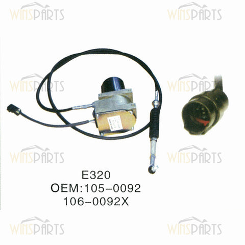 106-0092 1060092 105-0092 CAT Engine Governor Throttle Stepping Motor Caterpillar 320L E320 320N Excavator