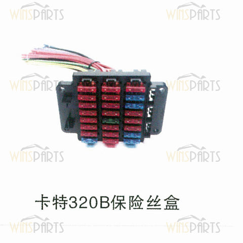 111-4812 1114812 CAT 320B BASE Relay Fuse Box Assy Relays with Harness Caterpillar E320B 311B 312B 315B Excavator Spare Parts