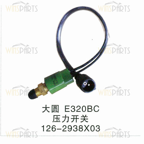 126-2938 1262938 106-0096 1060096 PRESSURE SWITCH AS Sensor Caterpillar CAT E311 E312 E315 E317 E320 Excavator Spare parts